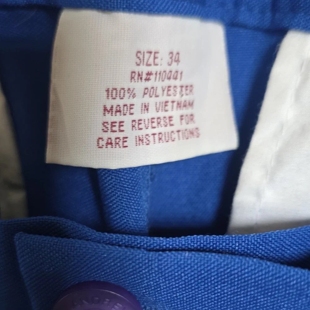 VINTAGE-St. Andrew's Knickerbocker Colbalt Blue Golf Pants Size 34
